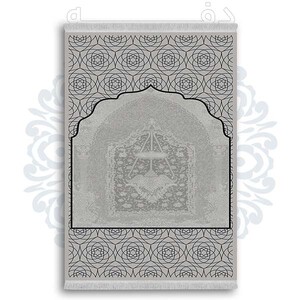 فرشینه از جنس پارچه هازان مخمل ترک طرح سجاده برند دفه کد DSJ 53