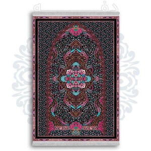 فرشینه از جنس پارچه هازان مخمل ترک طرح سجاده برند دفه کد DSJ 90