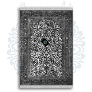 فرشینه از جنس پارچه هازان مخمل ترک طرح فانتزی برند دفه کد DDTB236