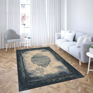 روفرشی کشدار پارچه هازان مخمل تُرک طرح سنتی و مدرن برند دفه کد ULN 1196