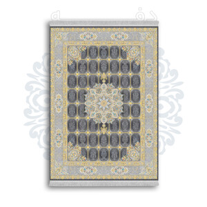 *جدید* فرشینه از جنس پارچه شانل مخمل ترک طرح فانتزی برند دفه کد 109