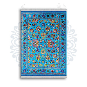 *جدید* فرشینه از جنس پارچه شانل مخمل ترک طرح فانتزی برند دفه کد 517