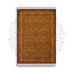 *جدید* فرشینه از جنس پارچه شانل مخمل ترک طرح فانتزی برند دفه کد 533