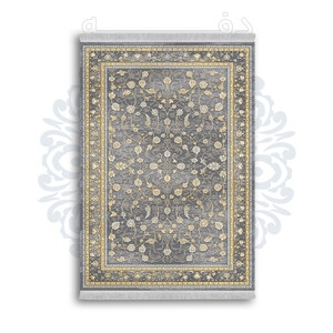 *جدید* فرشینه از جنس پارچه شانل مخمل ترک طرح فانتزی برند دفه کد 1027