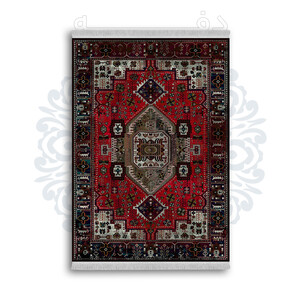 *جدید* فرشینه از جنس پارچه شانل مخمل ترک طرح فانتزی برند دفه کد 1061