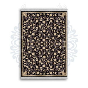 *جدید* فرشینه از جنس پارچه شانل مخمل ترک طرح فانتزی برند دفه کد 1148