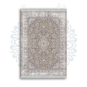 *جدید* فرشینه از جنس پارچه شانل مخمل ترک طرح فانتزی برند دفه کد 1195
