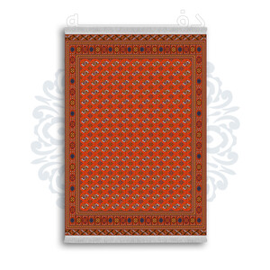 *جدید* فرشینه از جنس پارچه شانل مخمل ترک طرح فانتزی برند دفه کد 1198