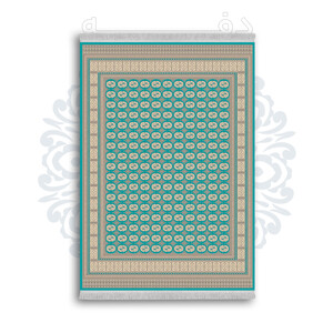 *جدید* فرشینه از جنس پارچه شانل مخمل ترک طرح فانتزی برند دفه کد 1202
