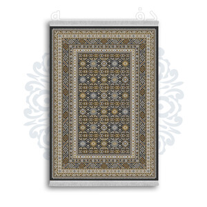 *جدید* فرشینه از جنس پارچه شانل مخمل ترک طرح فانتزی برند دفه کد 1231