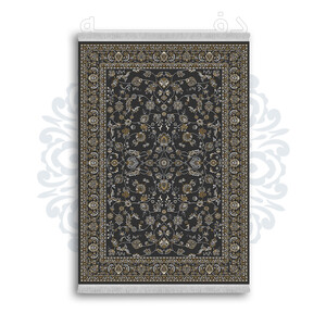 *جدید* فرشینه از جنس پارچه شانل مخمل ترک طرح فانتزی برند دفه کد 1248
