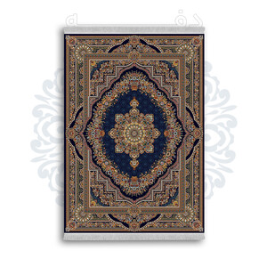 *جدید* فرشینه از جنس پارچه شانل مخمل ترک طرح فانتزی برند دفه کد 1250