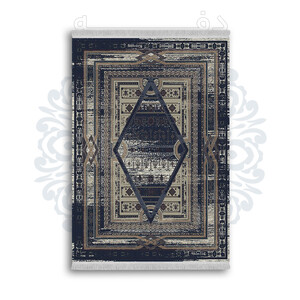*جدید* فرشینه از جنس پارچه شانل مخمل ترک طرح فانتزی برند دفه کد 1279