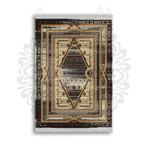 *جدید* فرشینه از جنس پارچه شانل مخمل ترک طرح فانتزی برند دفه کد 1280