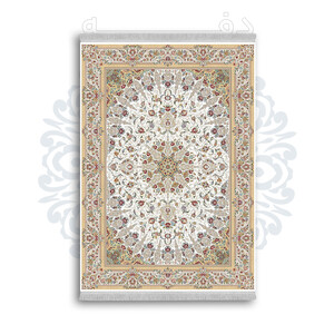 *جدید* فرشینه از جنس پارچه شانل مخمل ترک طرح فانتزی برند دفه کد 1343