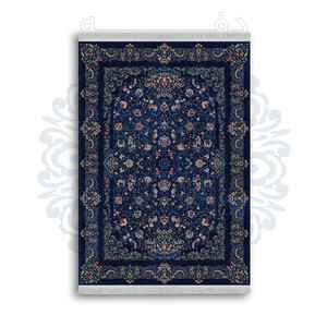 *جدید* فرشینه از جنس پارچه شانل مخمل ترک طرح فانتزی برند دفه کد 1453