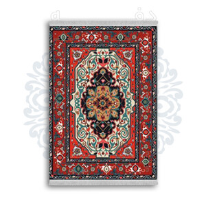 *جدید* فرشینه از جنس پارچه شانل مخمل ترک طرح فانتزی برند دفه کد 1856