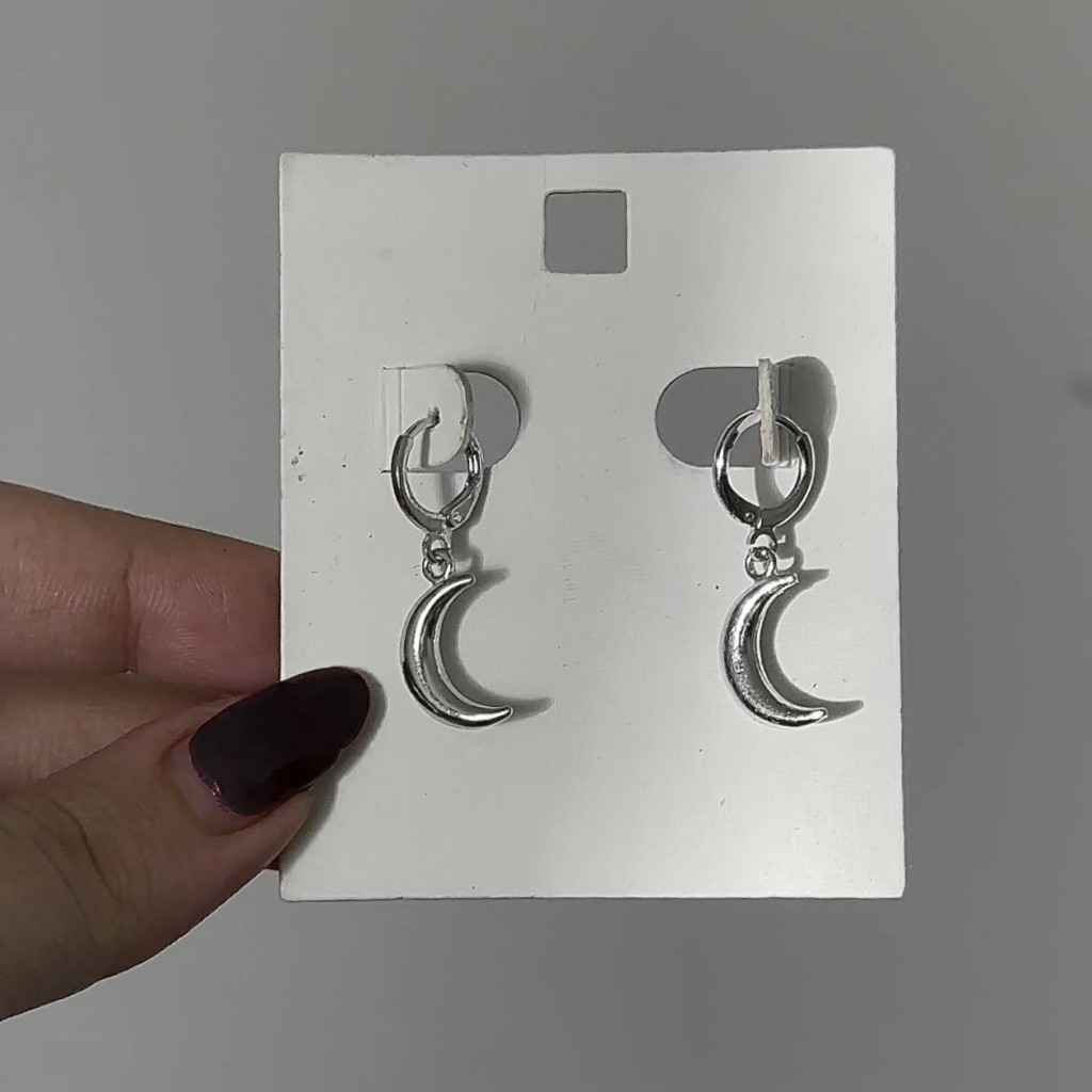 گوشواره ماه استیل