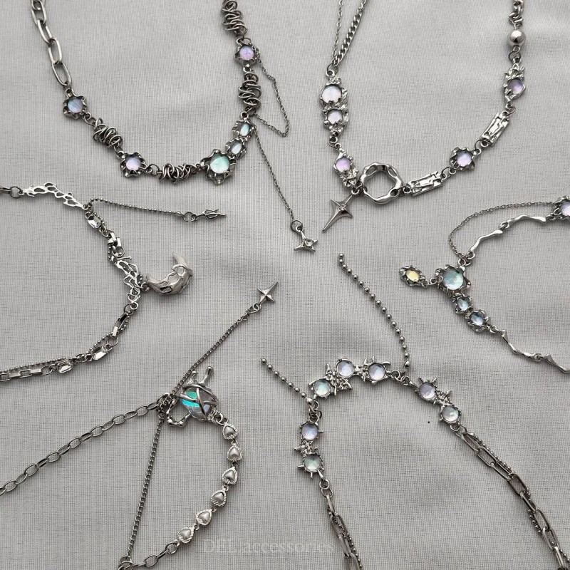 گردنبند استیل پینترستی رنگ ثابت