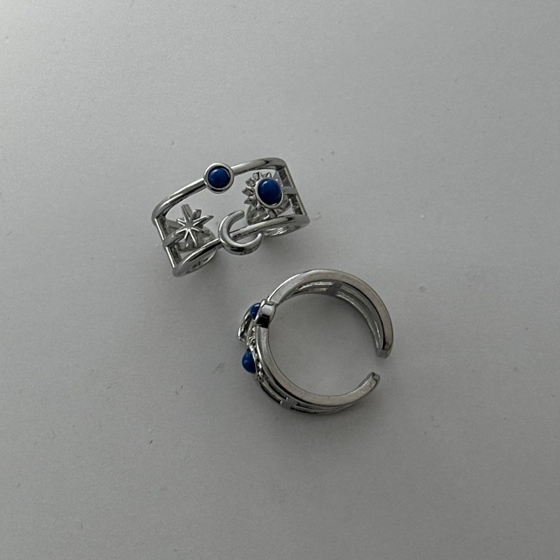 انگشتر ماه و ستاره فری سایز