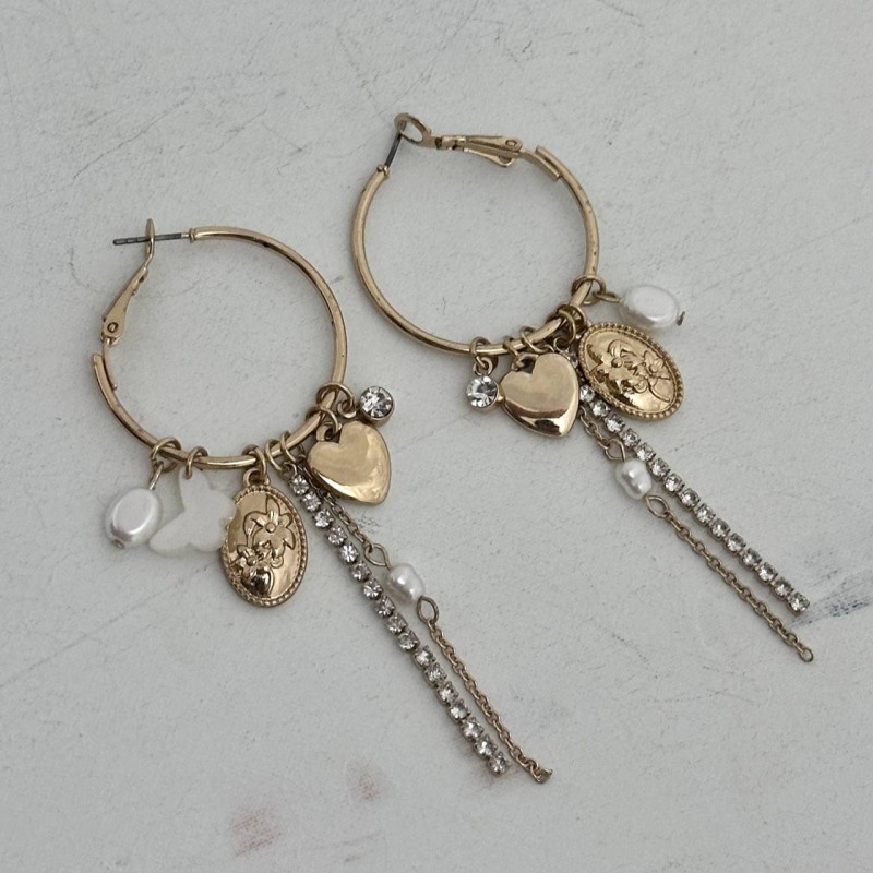 گوشواره آبکاری طلا