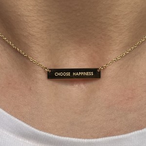 گردنبند choose happiness