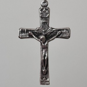 گردنبند دو لاین صلیب استیل