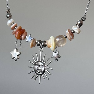 گردنبند ست ماه و خورشید