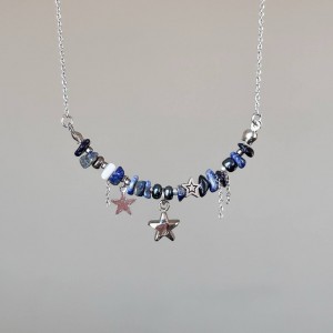 گردنبند سنگ طبیعی ستاره