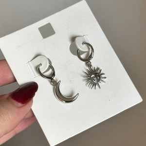گوشواره استیل ماه و خورشید