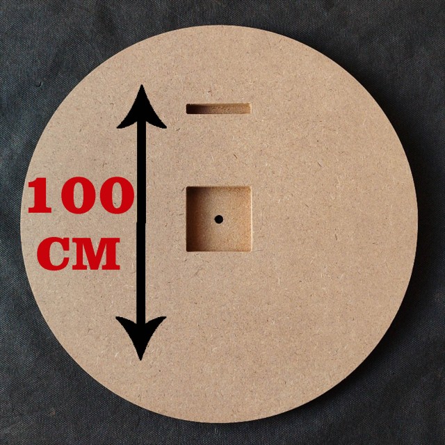 ساعت قطر 100 سانت دایره گرد ضخامت 16 میل  (خام)