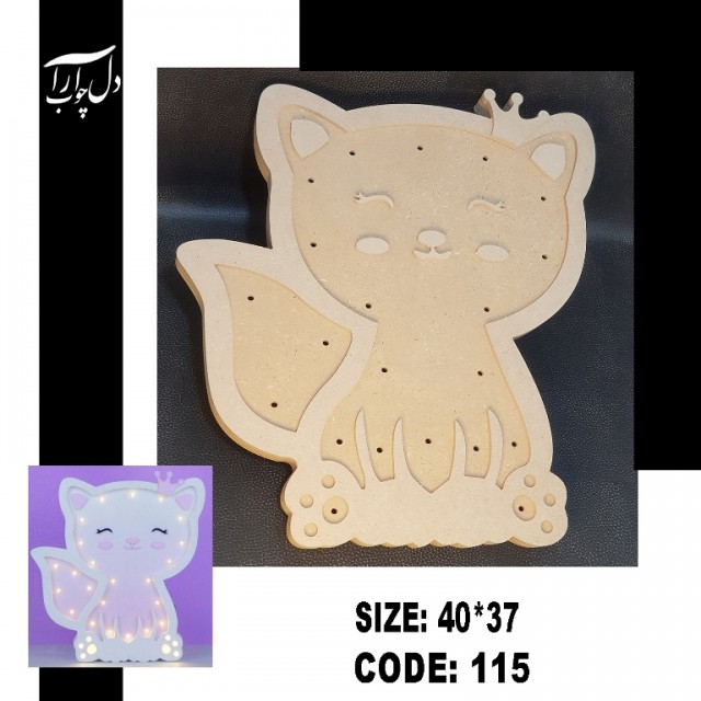 شب خواب طرح گربه (خام)