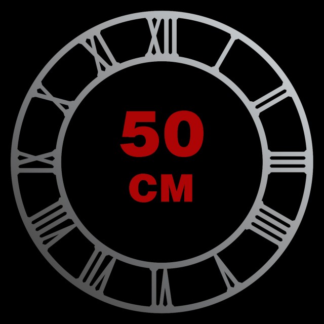 رینگ اعداد یونانی نقره ای 50 سانت