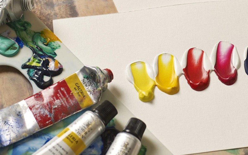 کاربرد رنگ اکریلیک در نقاشی