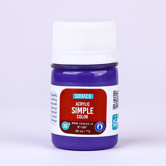 رنگ بنفش وینزور اکریلیک ساده  هنری 30 میل  سوداکو 333