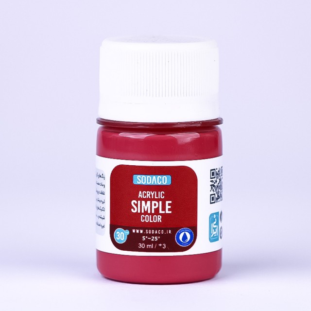 رنگ سرخابی اکریلیک ساده  هنری 30 میل  سوداکو 353