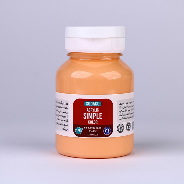 رنگ گلبهی اکریلیک ساده  هنری 125 میل  سوداکو 320