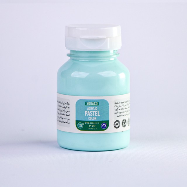 رنگ اکریلیک پاستلی ویریدین روشن  125 میل  سوداکو 765