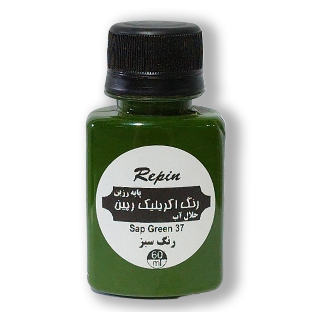 اکریلیک ساده سبز کد 37  رپین 60 میل