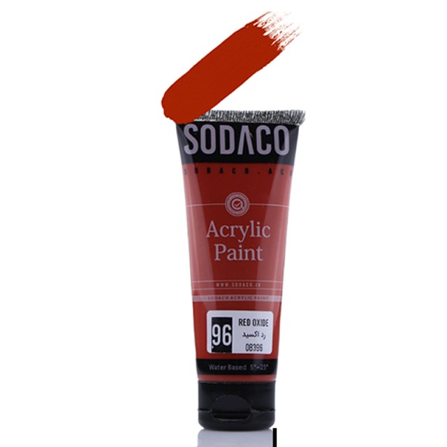 اکریلیک ساده تیوپی رد اکسید سوداکو 75 میل کد 96