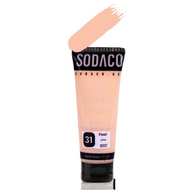 اکریلیک ساده تیوپی بدن سوداکو 75 میل کد 31