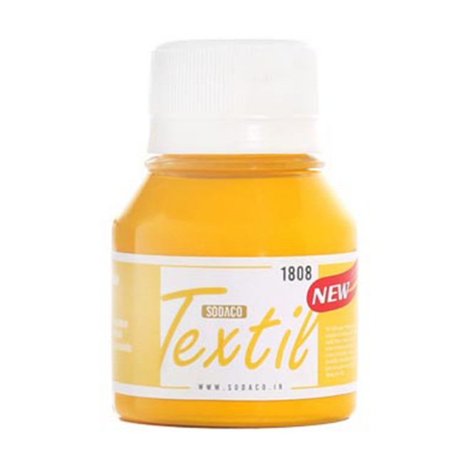 رنگ پارچه زرد اُپک 55 میل سوداکو کد 1808