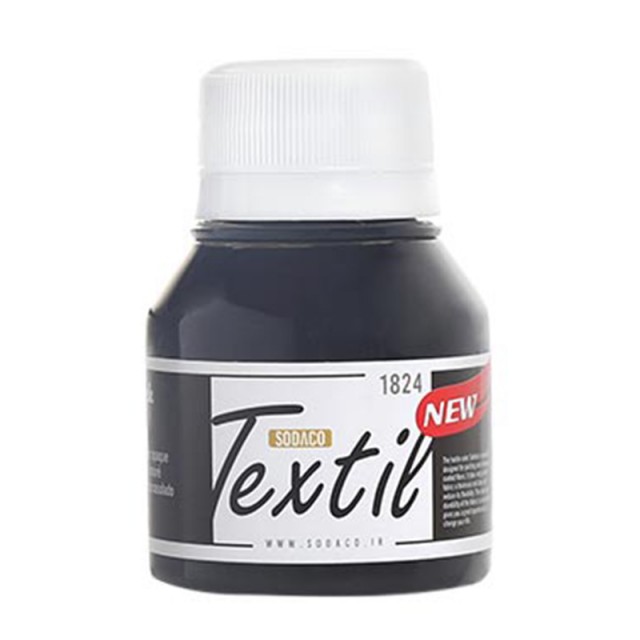 رنگ پارچه مشکی اُپک 55 میل سوداکو کد 1824