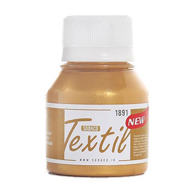 رنگ پارچه طلایی شیمر 55 میل سوداکو کد 1891