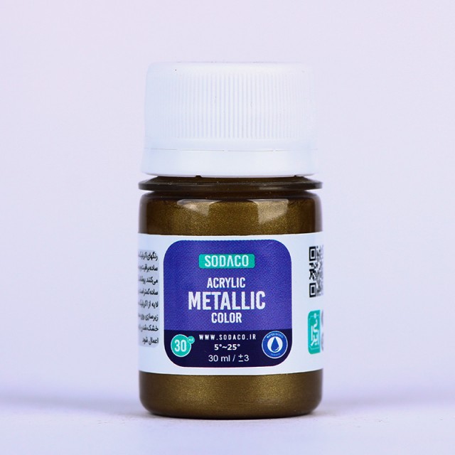 اکریلیک متالیک طلایی آنتیک سوداکو 30 میل کد 283