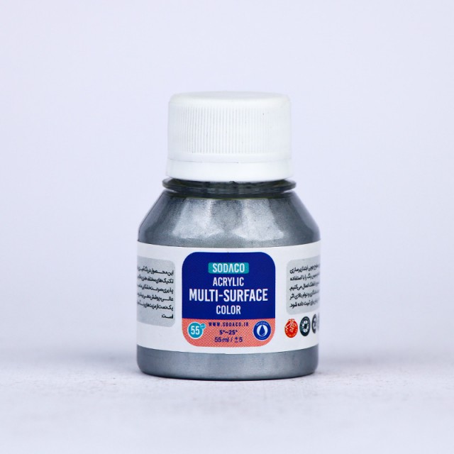 رنگ مولتی سورفیس نقره ای سوداکو 55 میل کد 595