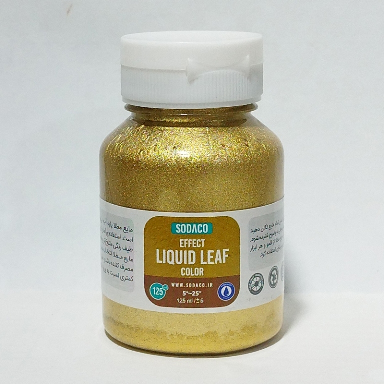مایع ورق طلا طلایی روشن 125 میل سوداکو کد 4091