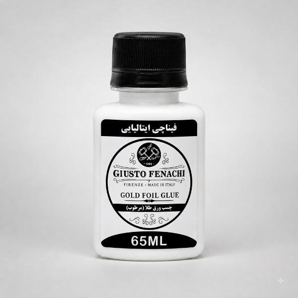 چسب ورق طلا و پودر مخمل فیناچی ایتالیایی حجم 65 میل