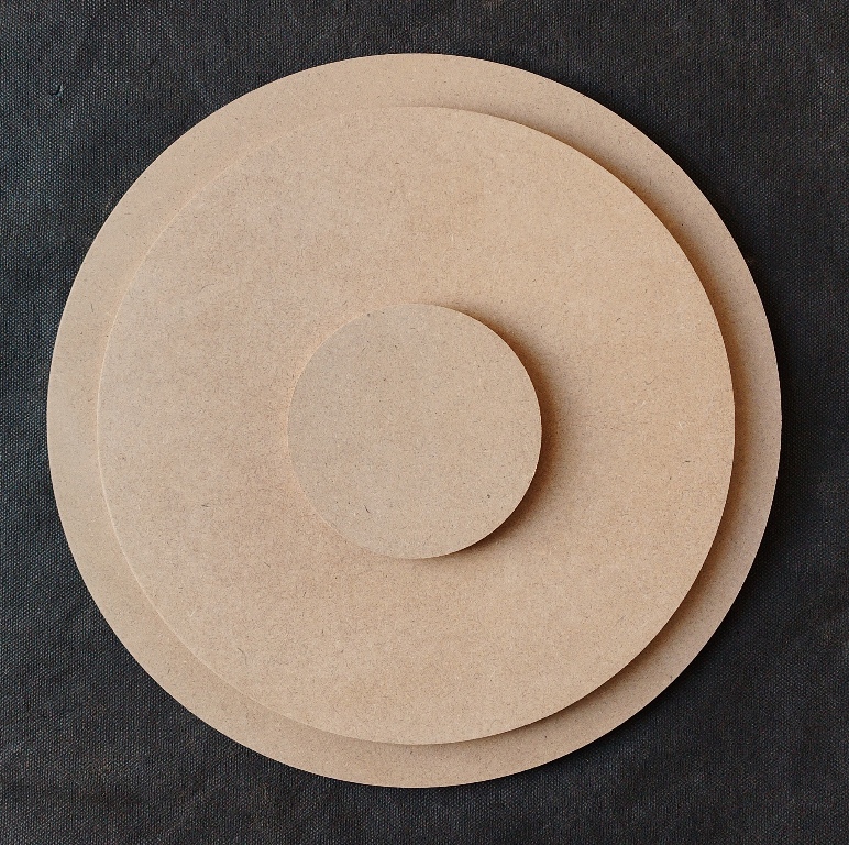 بیس دایره گرد ضخامت 8 میل (خام)