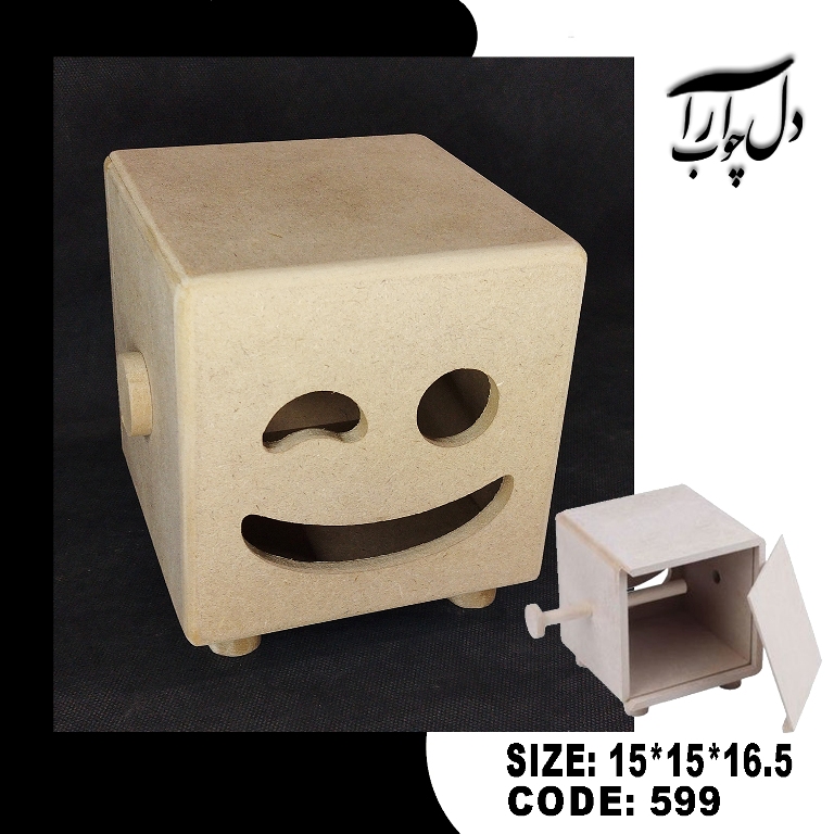 جا دستمال رولی مربع چشمک ( بیس خام )